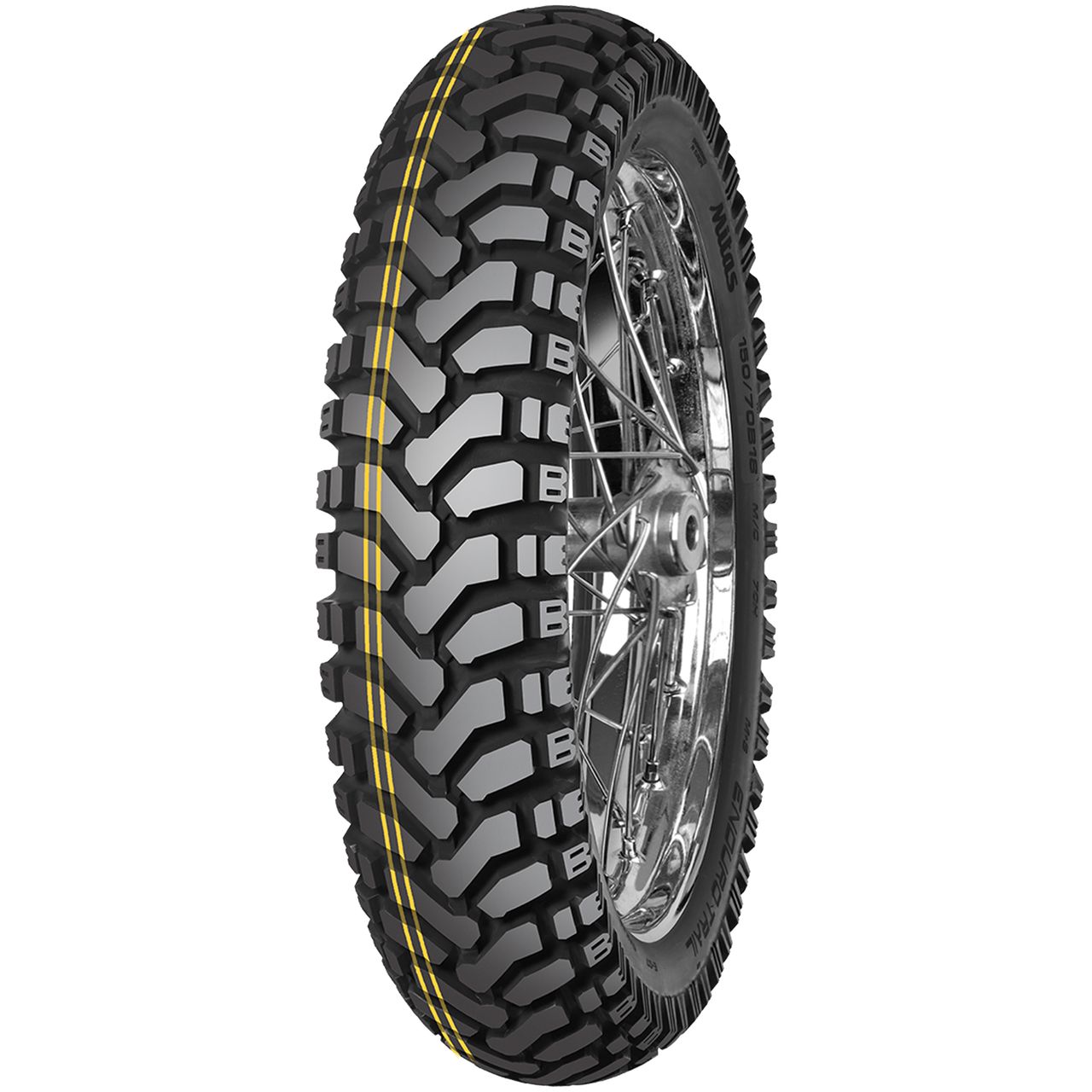 MITAS 90/90 B 21 M/C TL/TT 54H ENDURO TRAIL DAKAR (2xYELLOW) M+S (3.00B21) (IND)