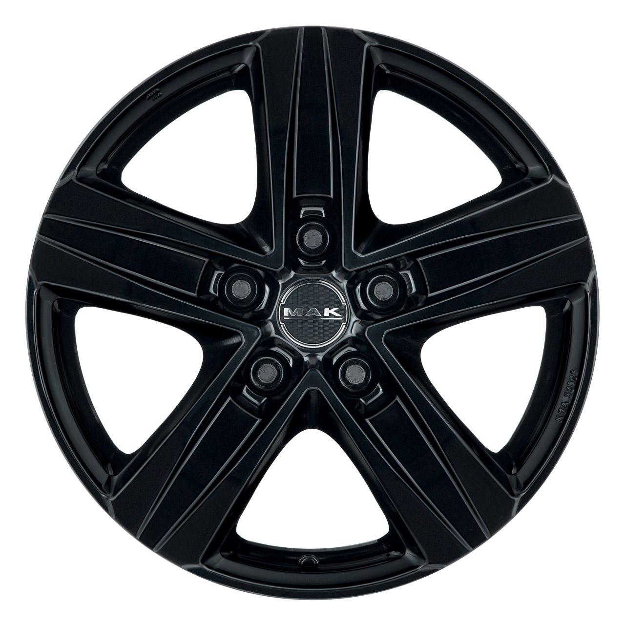 MAK STONE 5 3 gloss black 6.5Jx15 5x160 ET58