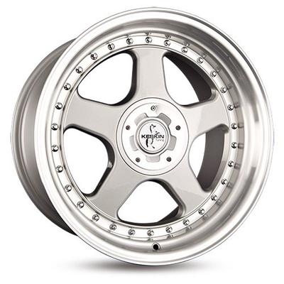 KESKIN WHEELS KT1 KLASSIK silver lip polish 10.0Jx18 5x112 ET18