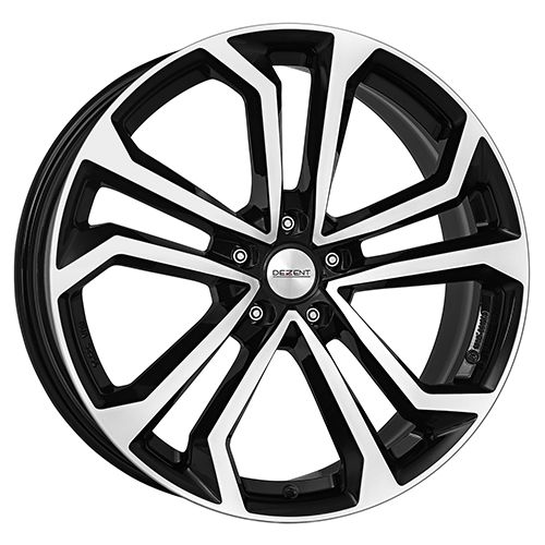 DEZENT DEZENT TA DARK black/polished front 7.0Jx18 5x112 ET43