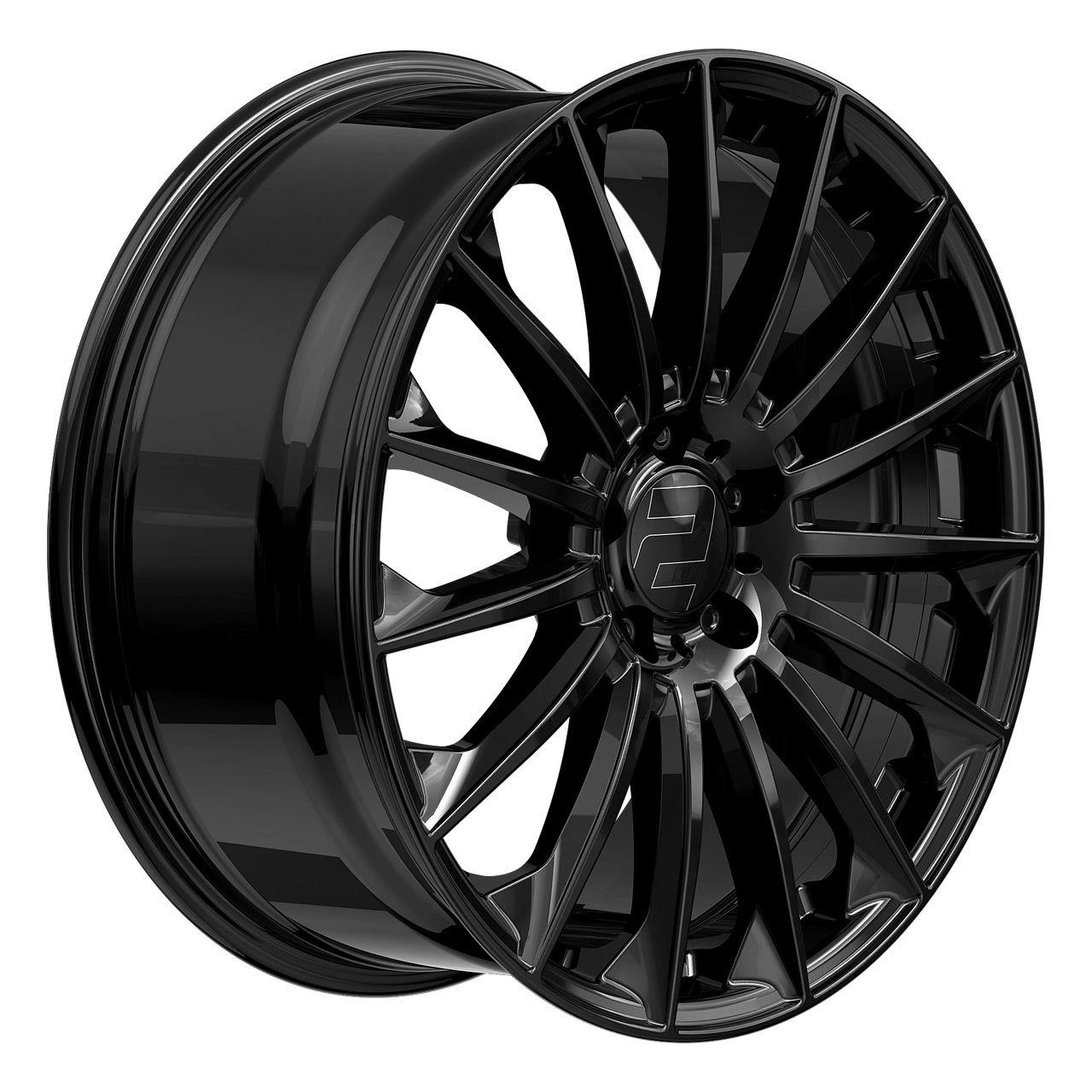 WHEELWORLD-2DRV WH39 black glossy painted 10.0Jx22 5x114 ET40