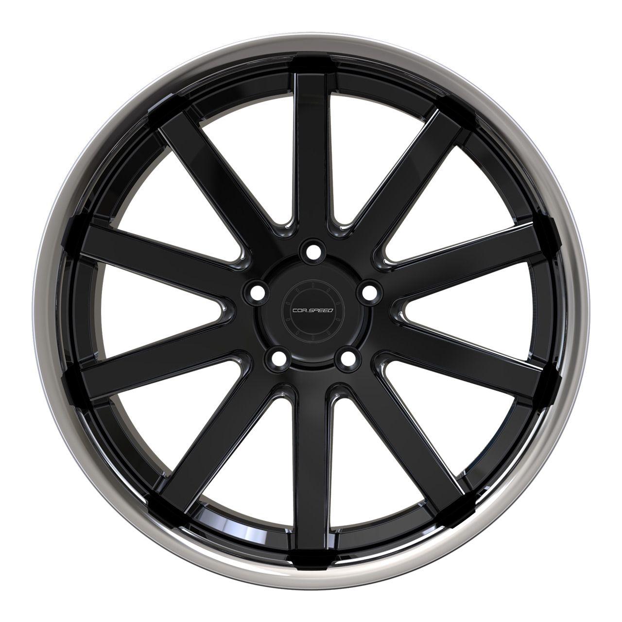 CORSPEED DEVILLE INOX Mattblack Puresport INOX gefräst 10.0Jx20 5x112 ET32