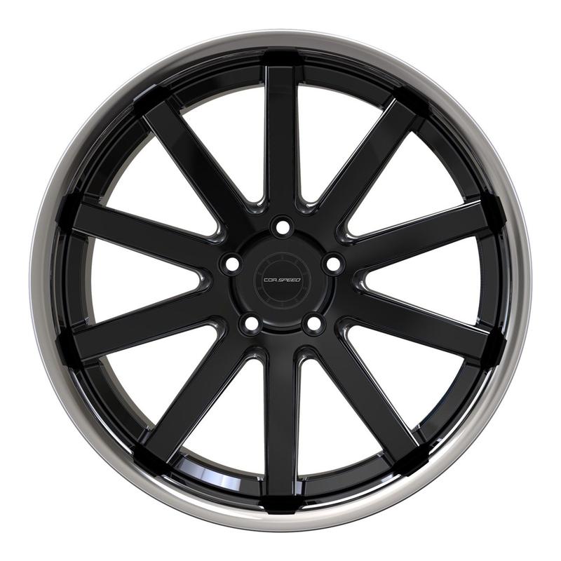 CORSPEED DEVILLE INOX Mattblack Puresport INOX gefräst 10.0Jx20 5x112 ET32