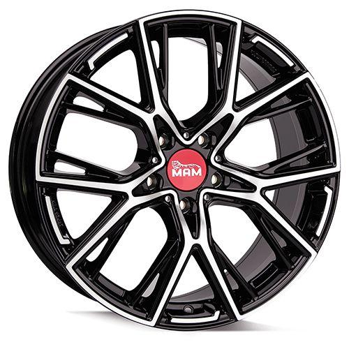 MAM WHEELS MAM B4 black front polished 8.5Jx19 5x120 ET50
