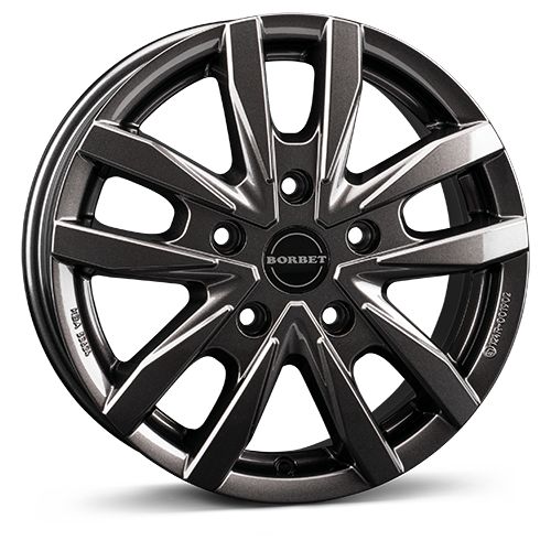 BORBET DESIGN CW5 mistral anthracite glossy 7.5Jx18 5x130 ET53