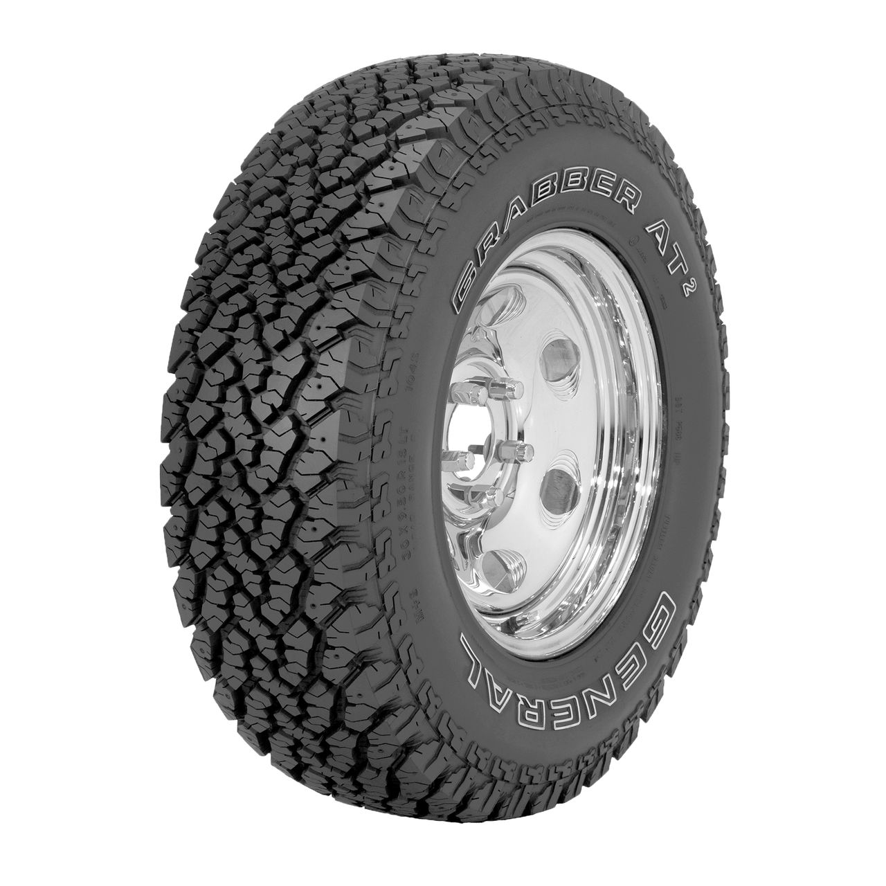 GENERAL TIRE GRABBER AT2 265/75R16 121/118R BSW