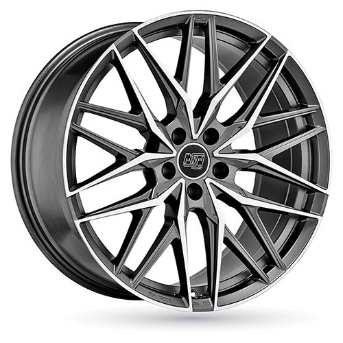 MSW (OZ) MSW 50 matt gun metal full polished 8.5Jx20 5x108 ET45