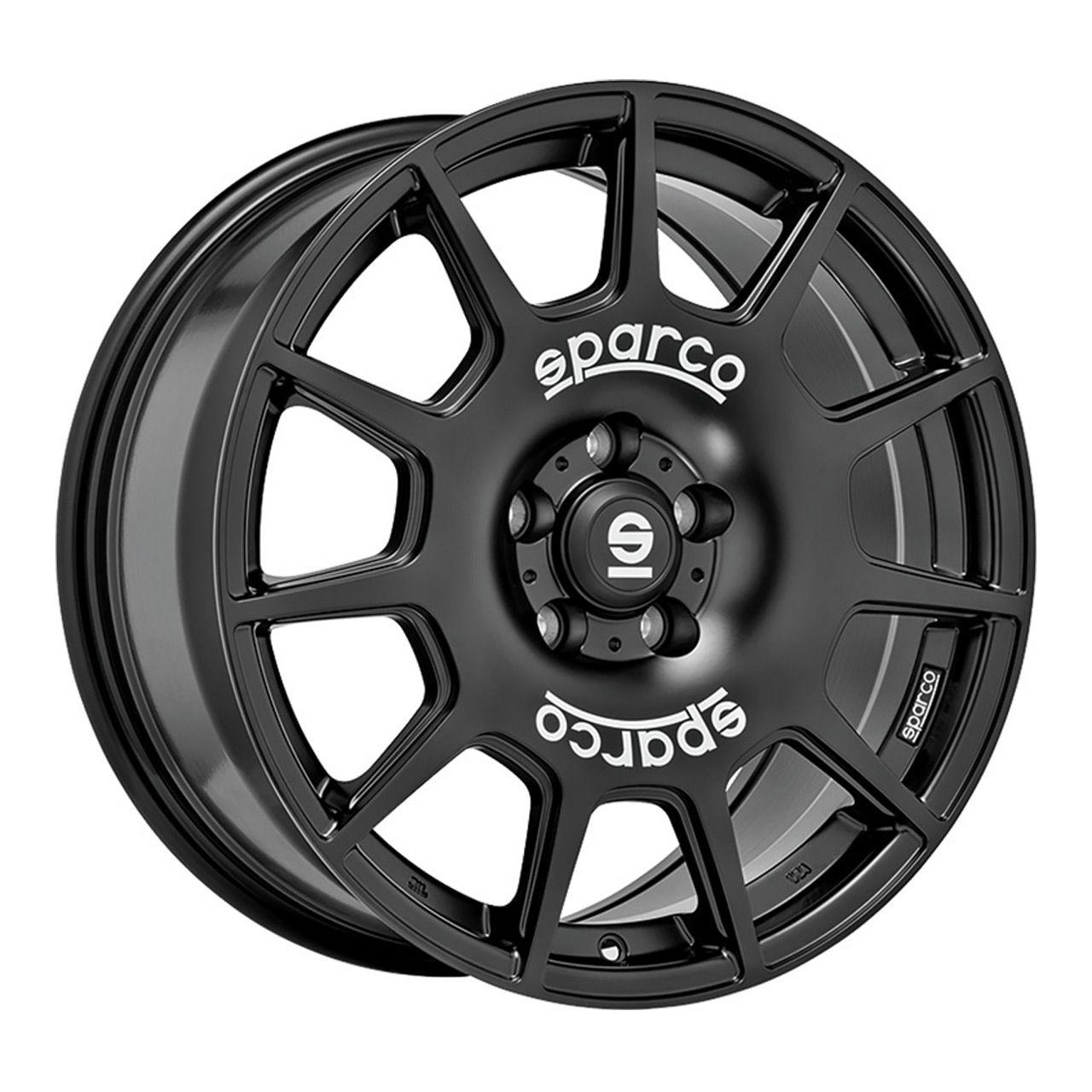SPARCO SPARCO TERRA matt black + white lettering 8.0Jx18 5x100 ET45