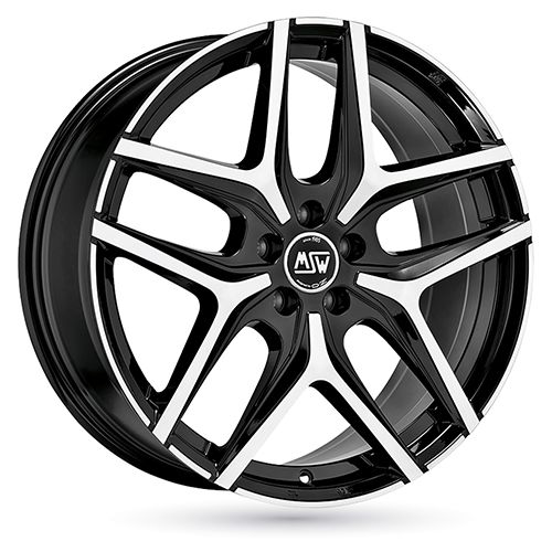 MSW (OZ) MSW 40 gloss black full polished 8.0Jx19 5x120 ET48