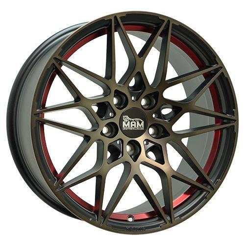 MAM WHEELS MAM B2 bronze red inside 8.5Jx20 5x120 ET35