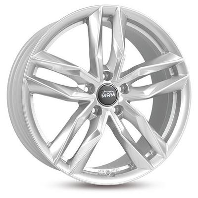 MAM WHEELS MAM RS3 silver painted 7.0Jx16 5x112 ET48