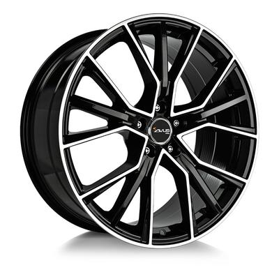 AVUS RACING AF18 black polished 10.0Jx23 5x120 ET41