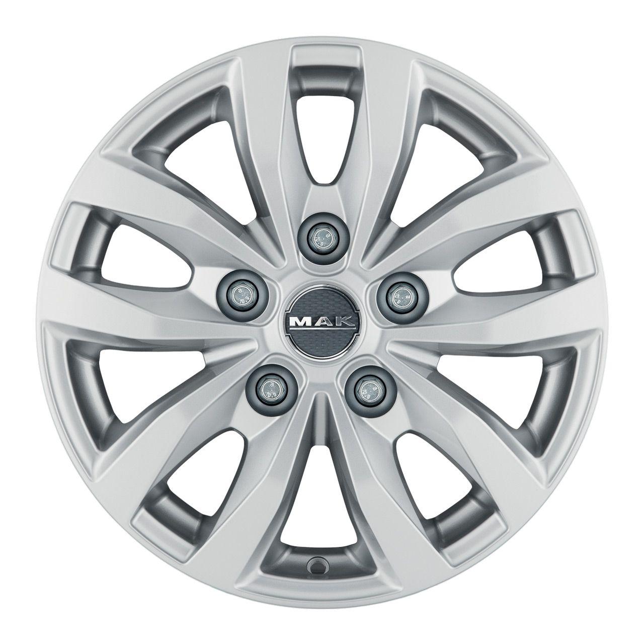 MAK LOAD 5-3 silber 6.5Jx16 5x160 ET60