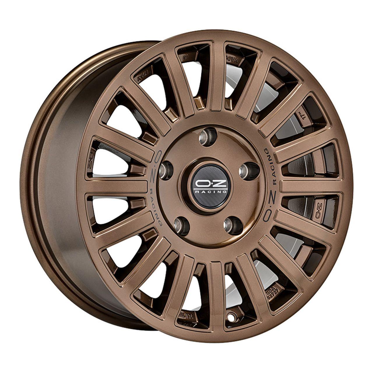 OZ RALLY RAID gloss bronze + black lettering 8.0Jx17 5x114.3 ET40