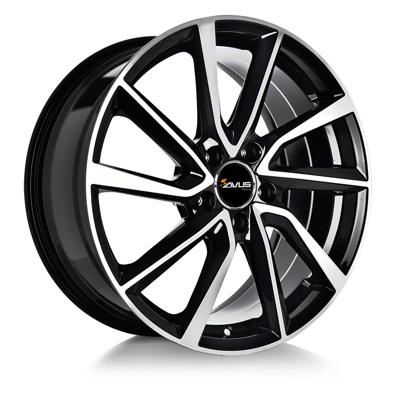 AVUS RACING AC-518 black polished 6.5Jx16 4x098 ET30