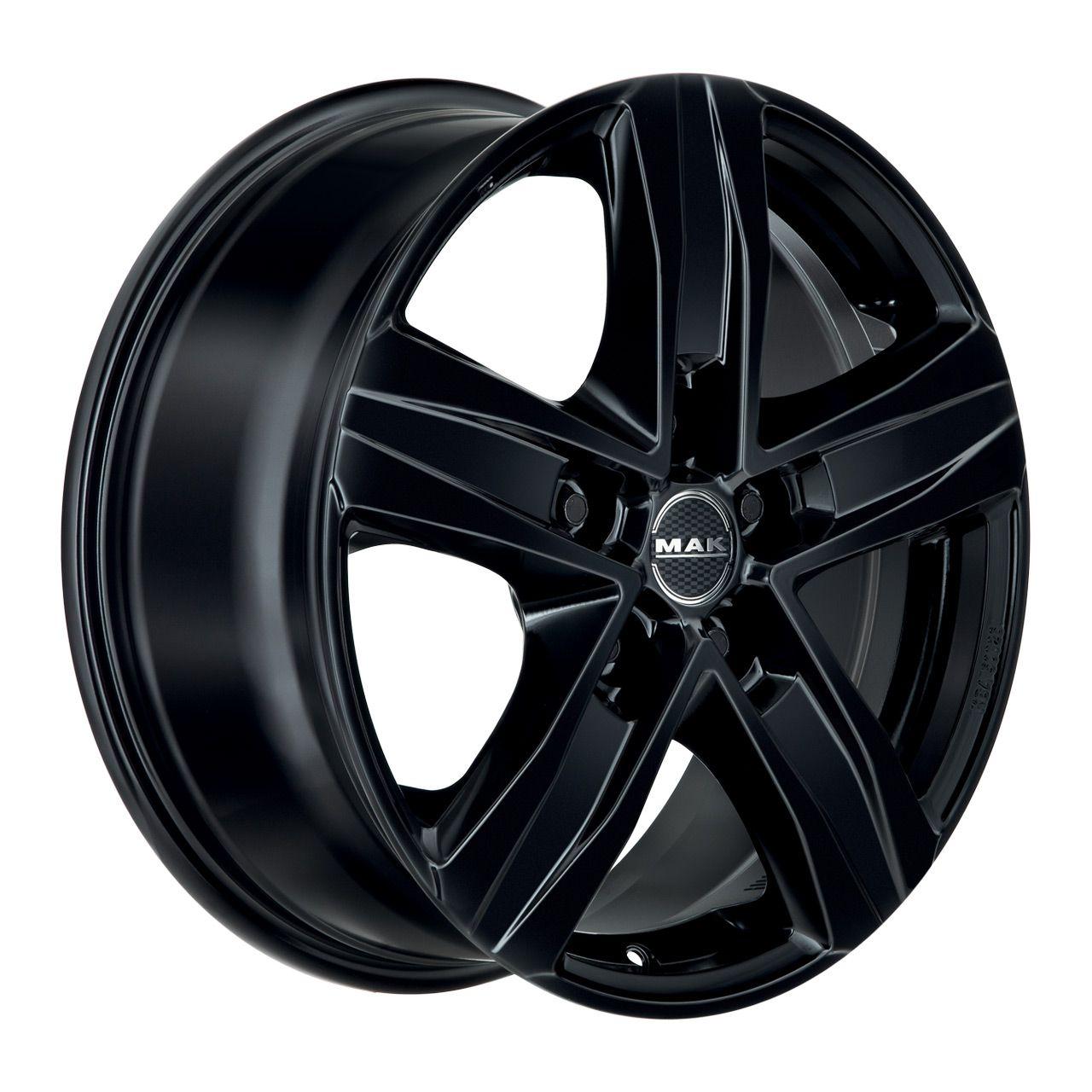 MAK STONE 5 3 glanz schwarz 6.0Jx15 5x139.7 ET0