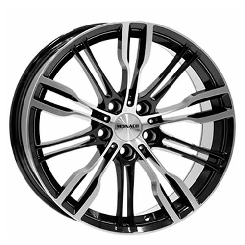 MONACO WHEELS MONACO GP8 black gloss polished 8.0Jx19 5x120 ET32