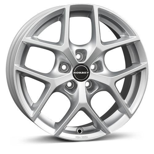 BORBET DESIGN Y kristallsilber 6.5Jx16 5x114.3 ET44