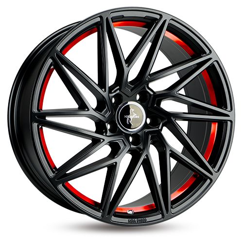 KESKIN WHEELS KT20 FUTURE matt black red inside 8.5Jx19 5x112 ET30