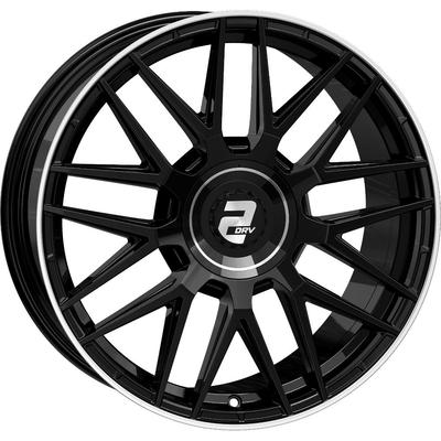 WHEELWORLD-2DRV WH43 black glossy painted with full machined lip 8.0Jx18 5x112 ET48