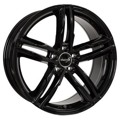 WHEELWORLD-2DRV WH11 schwarz glänzend lackiert 7.5Jx17 5x112 ET28