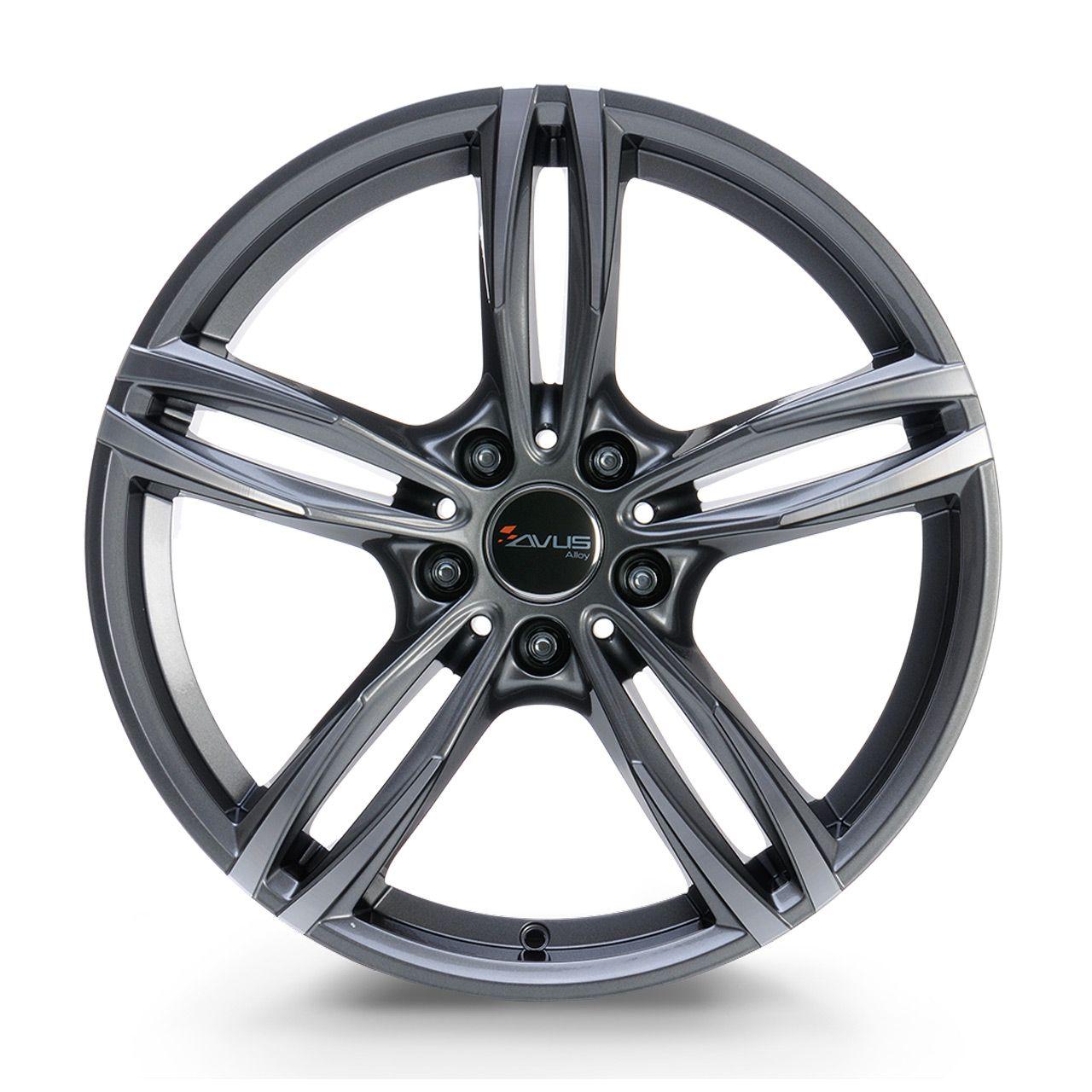 AVUS RACING AC-MB3 anthracite polished 7.5Jx17 5x120 ET37