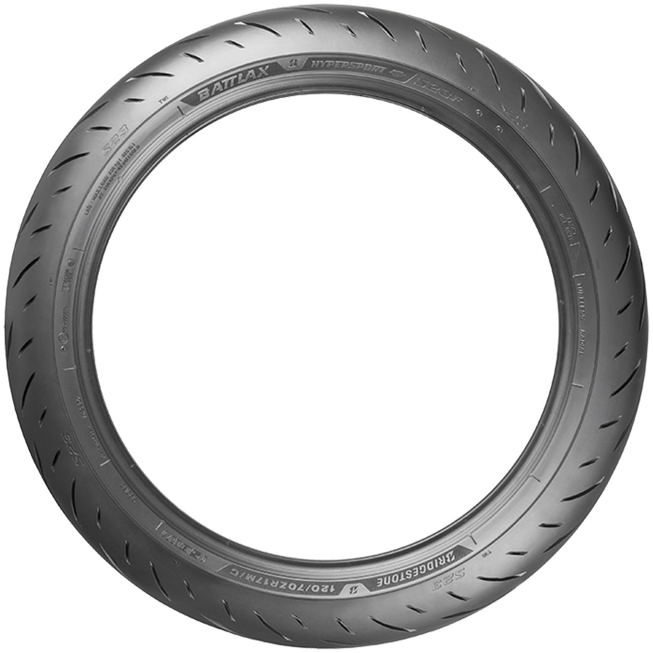 BRIDGESTONE 120/70 ZR 17 M/C TL (58W) BATTLAX HYPERSPORT S23F