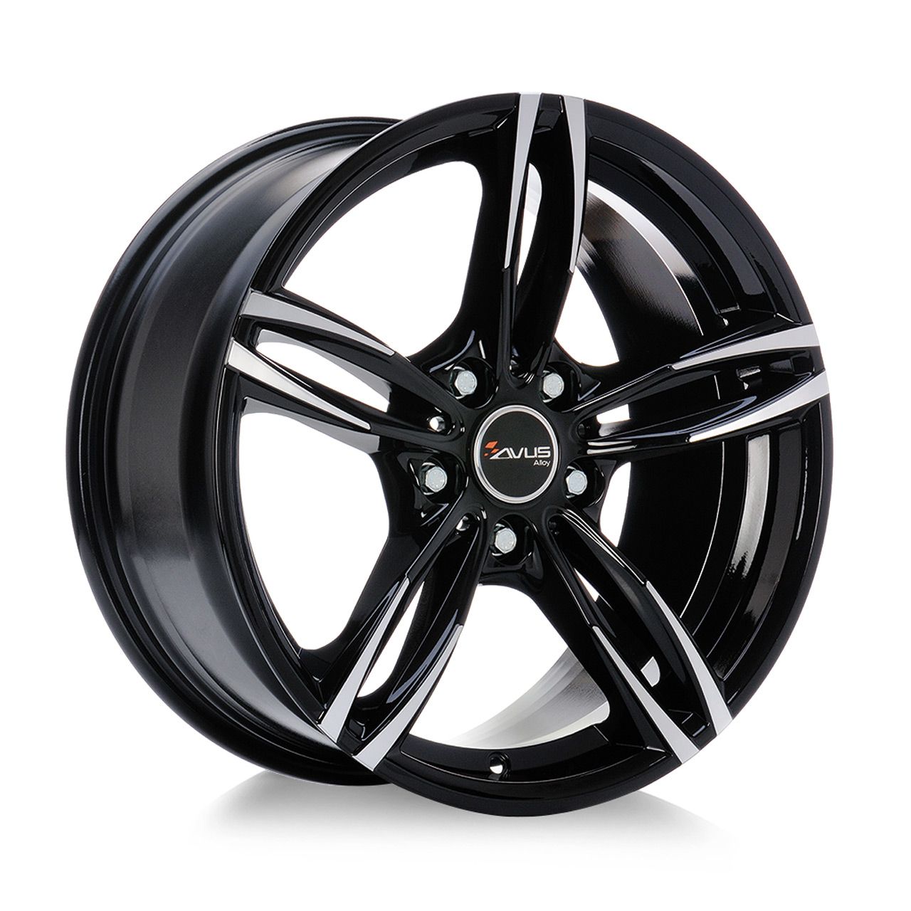 AVUS RACING AC-MB3 black polished 8.0Jx18 5x120 ET30