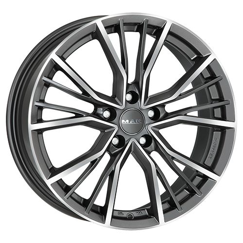 MAK UNION gun metal mirror face 8.5Jx19 5x112 ET44