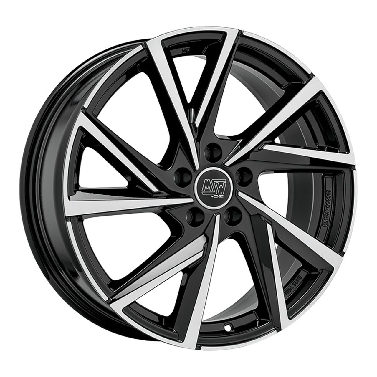 MSW (OZ) MSW 80/5 gloss black 7.5Jx18 5x114.3 ET49.5