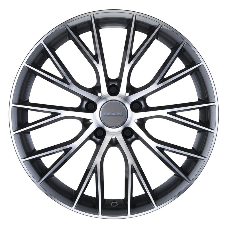 MAK MUNCHEN gun metal mirror face 8.5Jx20 5x120 ET38