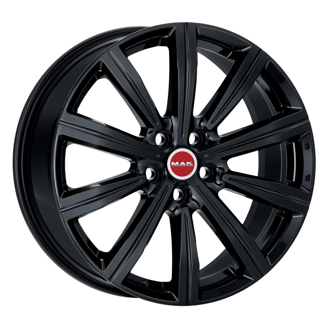 MAK BIRMINGHAM UNIVERSAL gloss black 9.0Jx22 5x112 ET48