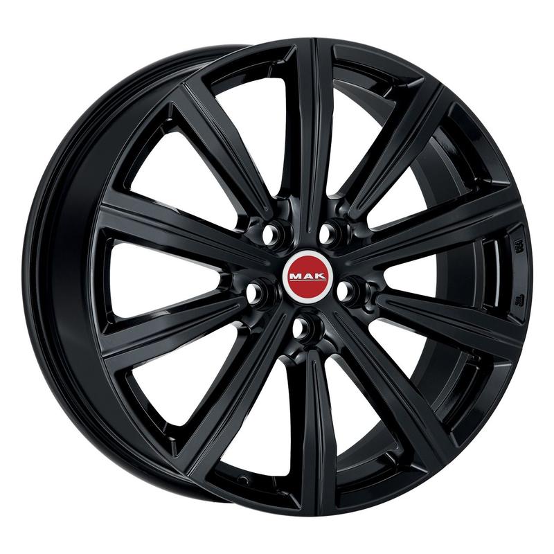 MAK BIRMINGHAM UNIVERSAL gloss black 9.5Jx22 5x112 ET31