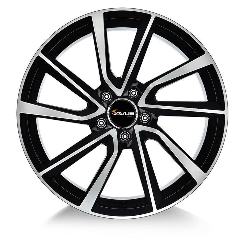 AVUS RACING AC-518 black polished 8.5Jx20 5x112 ET45