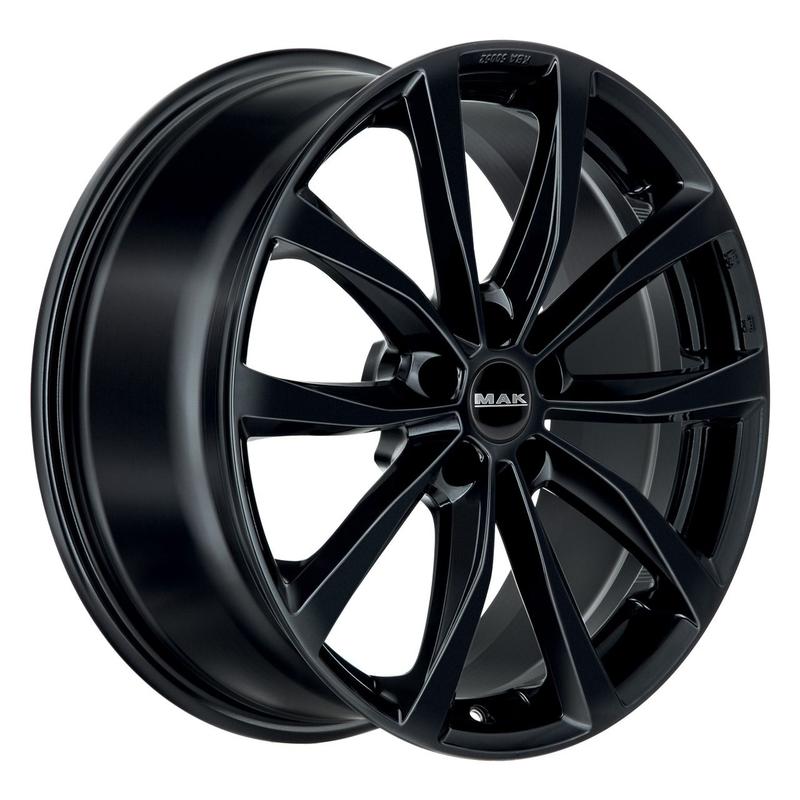 MAK WOLF gloss black 7.0Jx17 5x100 ET38