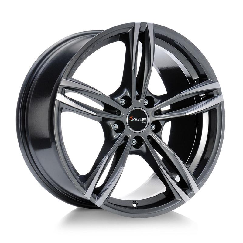 AVUS RACING AC-MB3 anthracite polished 9.5Jx19 5x120 ET44