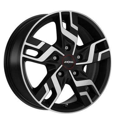 RONAL RONAL R64 jetblack-matt-frontkopiert 7.0Jx17 5x120 ET55