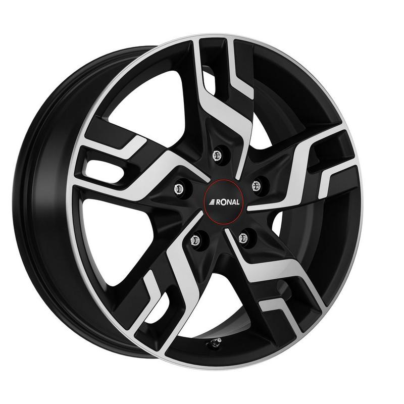 RONAL RONAL R64 jetblack-matt-frontkopiert 6.5Jx16 5x130 ET66