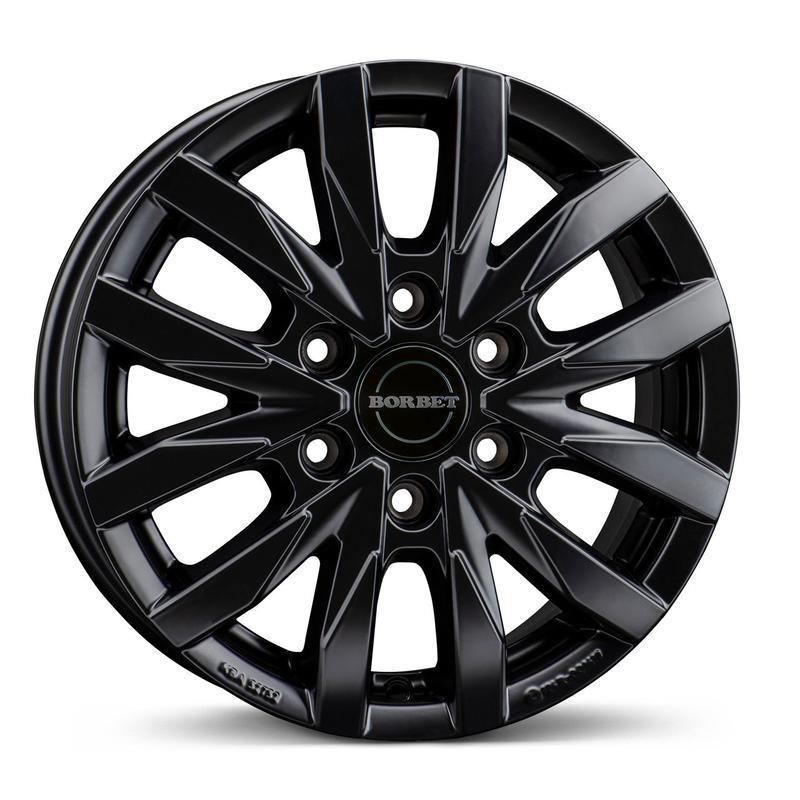 BORBET DESIGN CW6 black matt 6.5Jx16 6x120 ET50