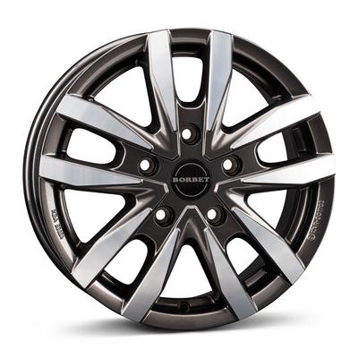 BORBET DESIGN CW5 mistral anthracite glossy polished 6.5Jx16 5x130 ET66