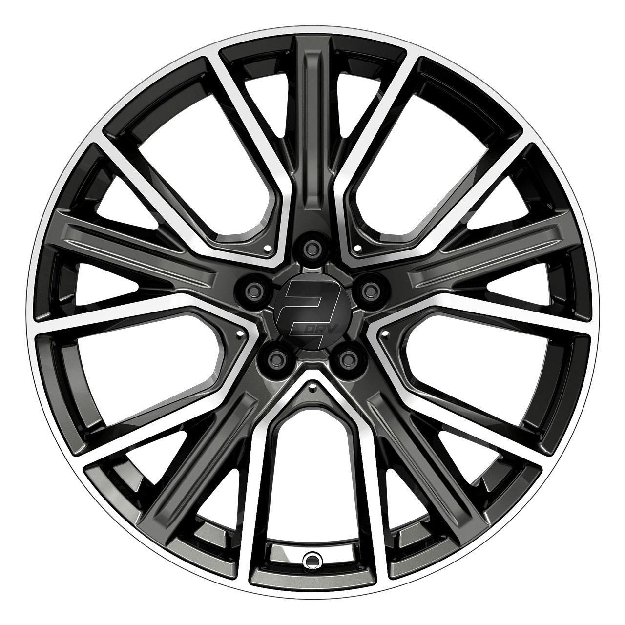 WHEELWORLD-2DRV WH34 dark gunmetal full machined 7.5Jx17 5x112 ET45
