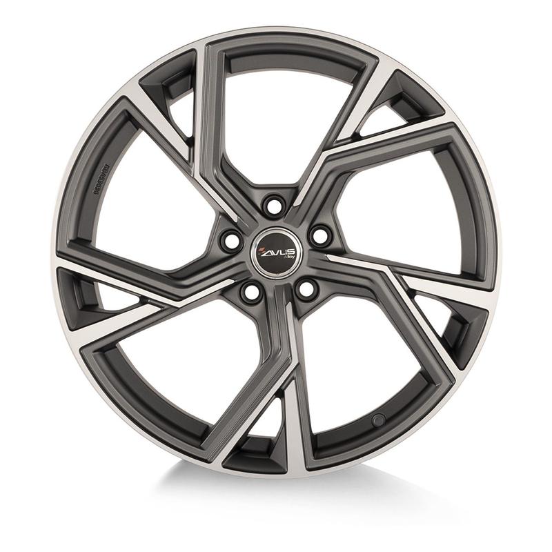 AVUS RACING AF20 matt anthracite polished 9.0Jx20 5x112 ET33