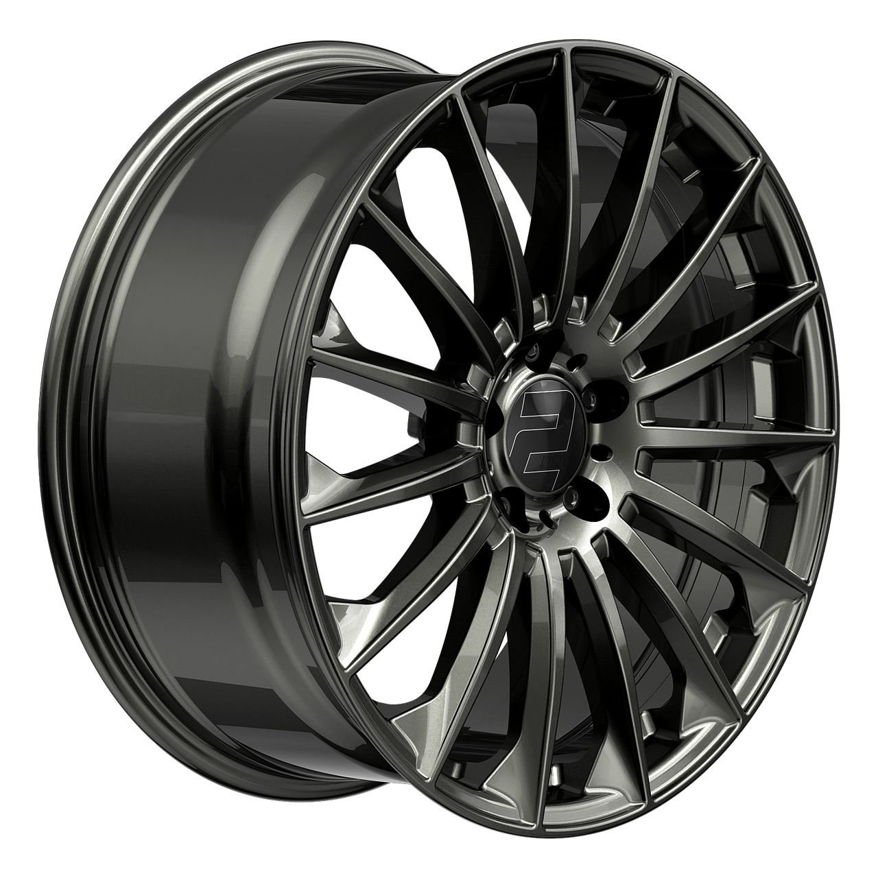 WHEELWORLD-2DRV WH39 dark gunmetal full painted 9.5Jx22 5x112 ET42