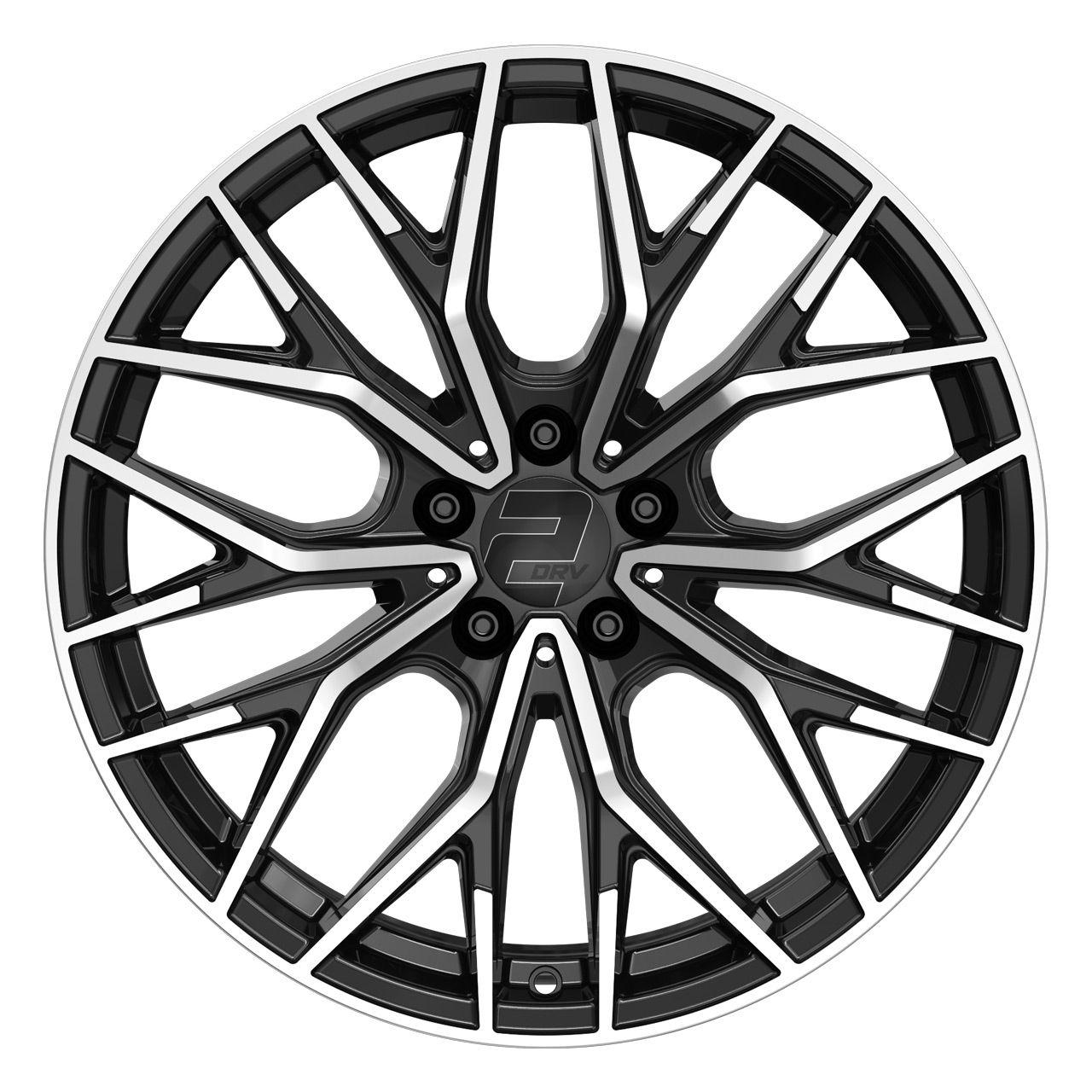 WHEELWORLD-2DRV WH37 black full machined 8.5Jx20 5x112 ET35