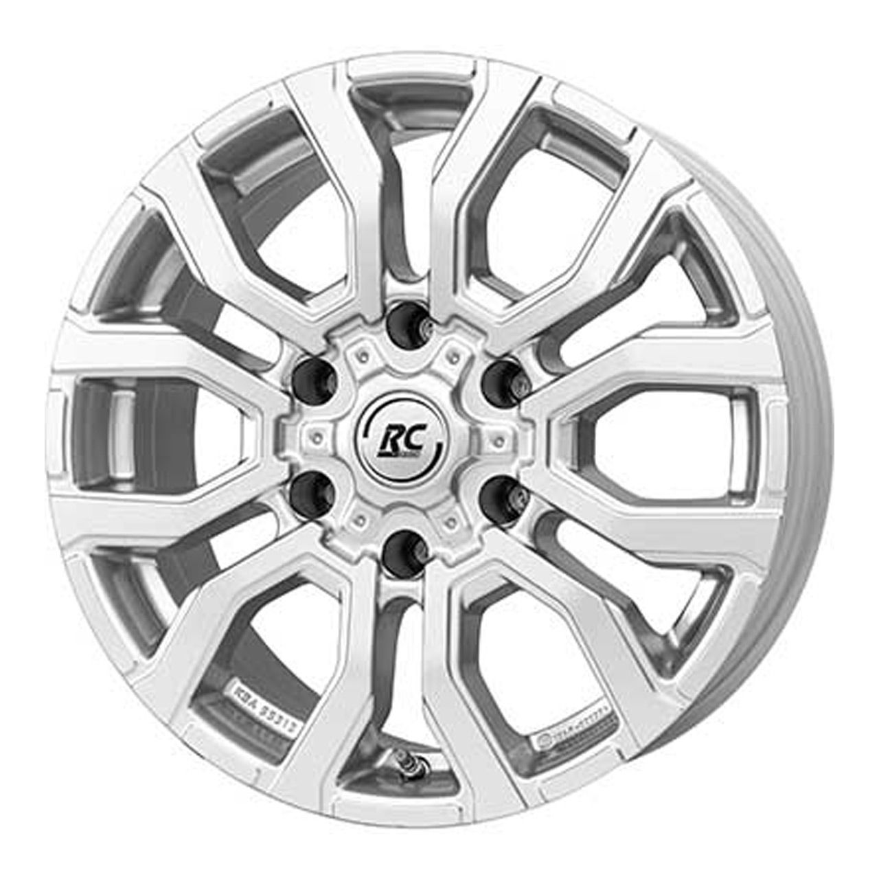 RC-DESIGN RC35 kristallsilber (ks) 6.5Jx16 6x130 ET54