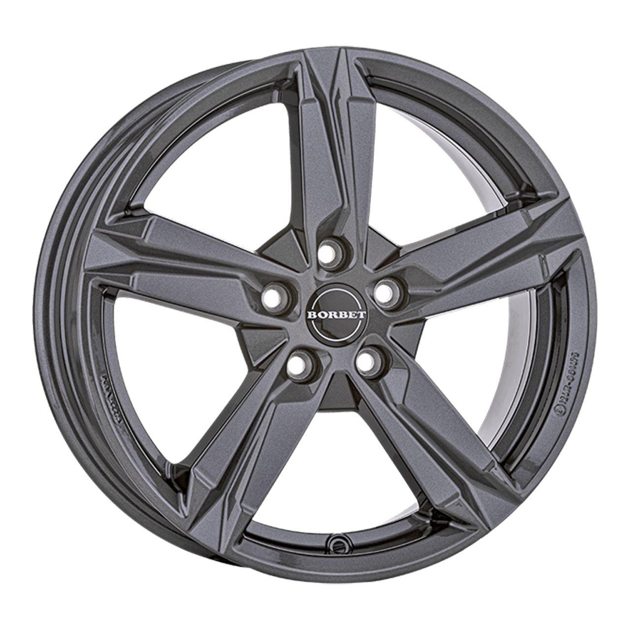 BORBET DESIGN T10 mistral anthracite glossy 6.5Jx16 5x108 ET50