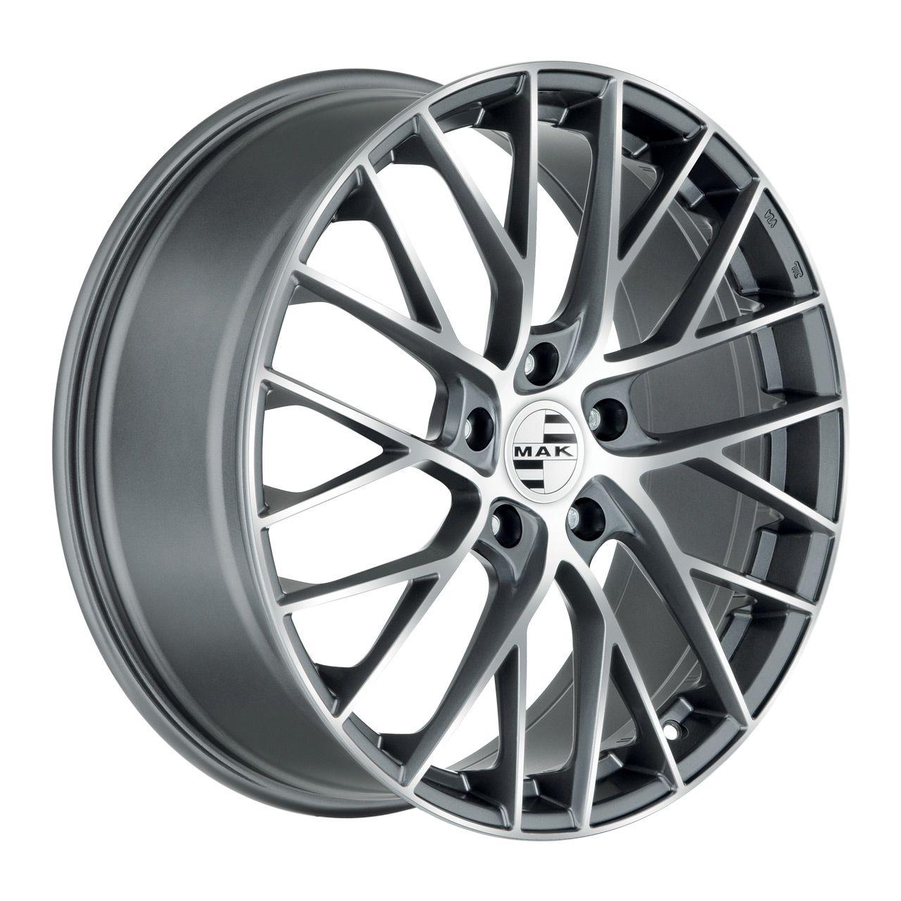 MAK MONACO gun metal mirror face 8.5Jx21 5x130 ET51
