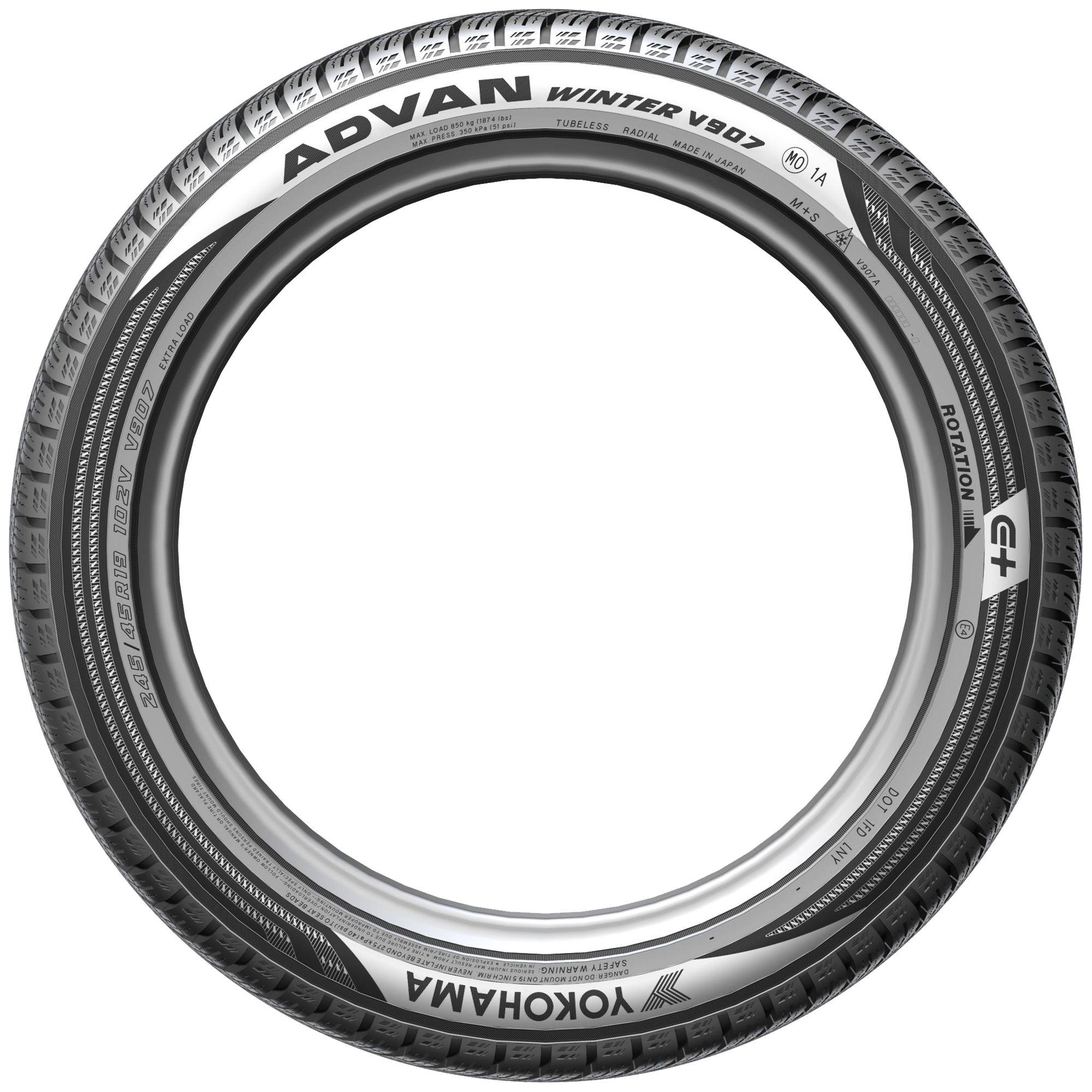YOKOHAMA ADVAN WINTER (V907A) (MO1A) 245/45R19 102V (MO1A) XL RPB BSW
