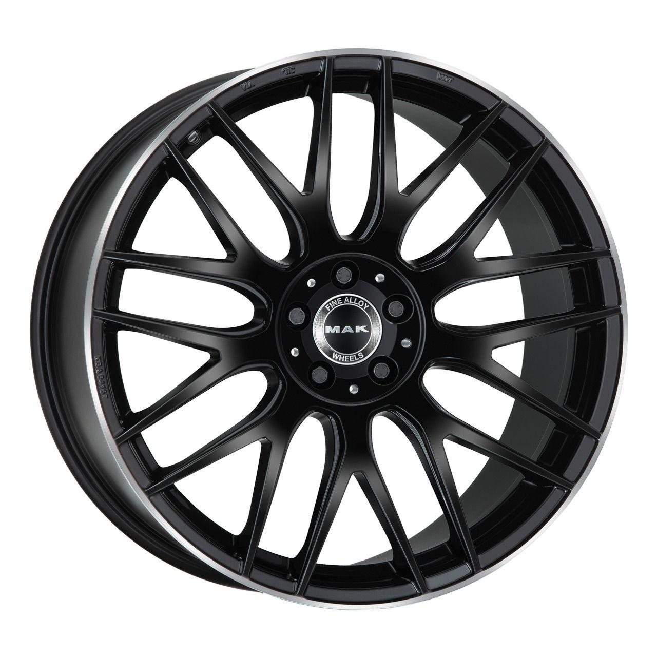 MAK ARROW gloss black mirror ring 10.0Jx21 5x112 ET62
