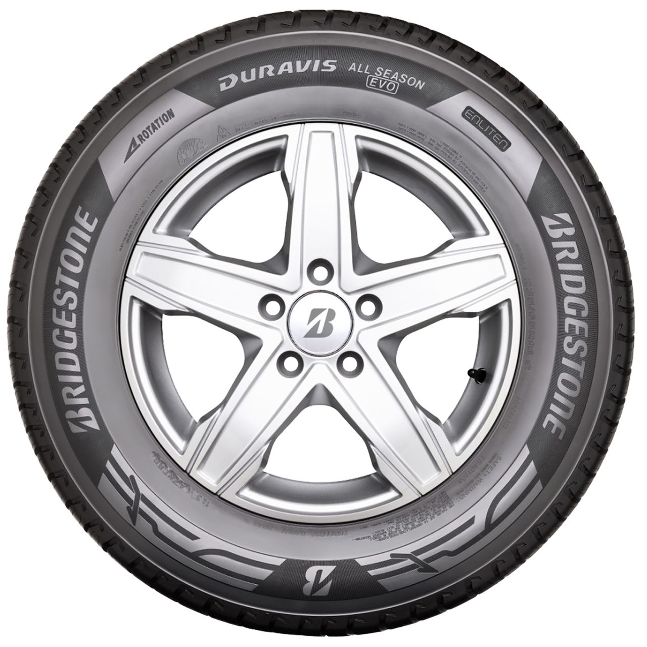 BRIDGESTONE DURAVIS ALL SEASON EVO 195/65R16C 104/102T ENLITEN BSW